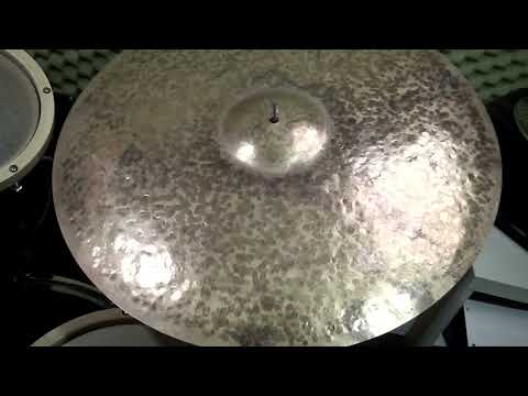 24 Rustico Sledged Turk Ride, 3252g - Handcrafted cymbals by Craig Lauritsen