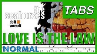 The Seahorses – Love is the Law | Bass Cover + Tabs On Screen