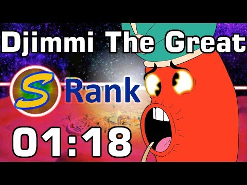 [Former Record] Cuphead - Djimmi The Great in 01:18 【 S rank, Expert, No Damage 】
