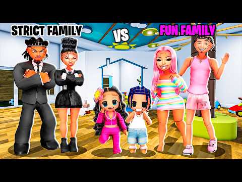 REALISTIC TWINS GET ADOPTED BY STRICT VS FUN FAMILY In LifeTogether 🏠 RP | Roblox