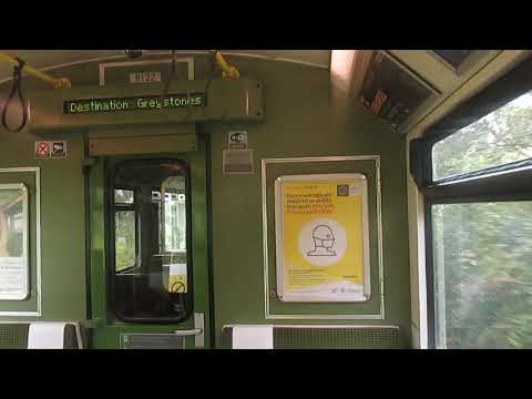 Run On IE 8100 Class Dart No 8122 From Greystones Level Crossing To Greystones Station