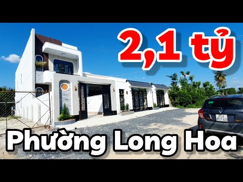 Ngôi nhà đẹp 1 trệt 1 lầu ở gần Chợ Trường Lưu phường Long Hoa Tây Ninh giá 2 tỷ 100 triệu mới xây