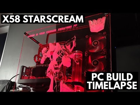 Thermaltake Core P5 - Starscream PC Build Timelapse Video
