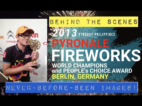 Never- Before- Seen Pyronale Fireworks World Championships Behind the Scenes TEAM PHILIPPINES