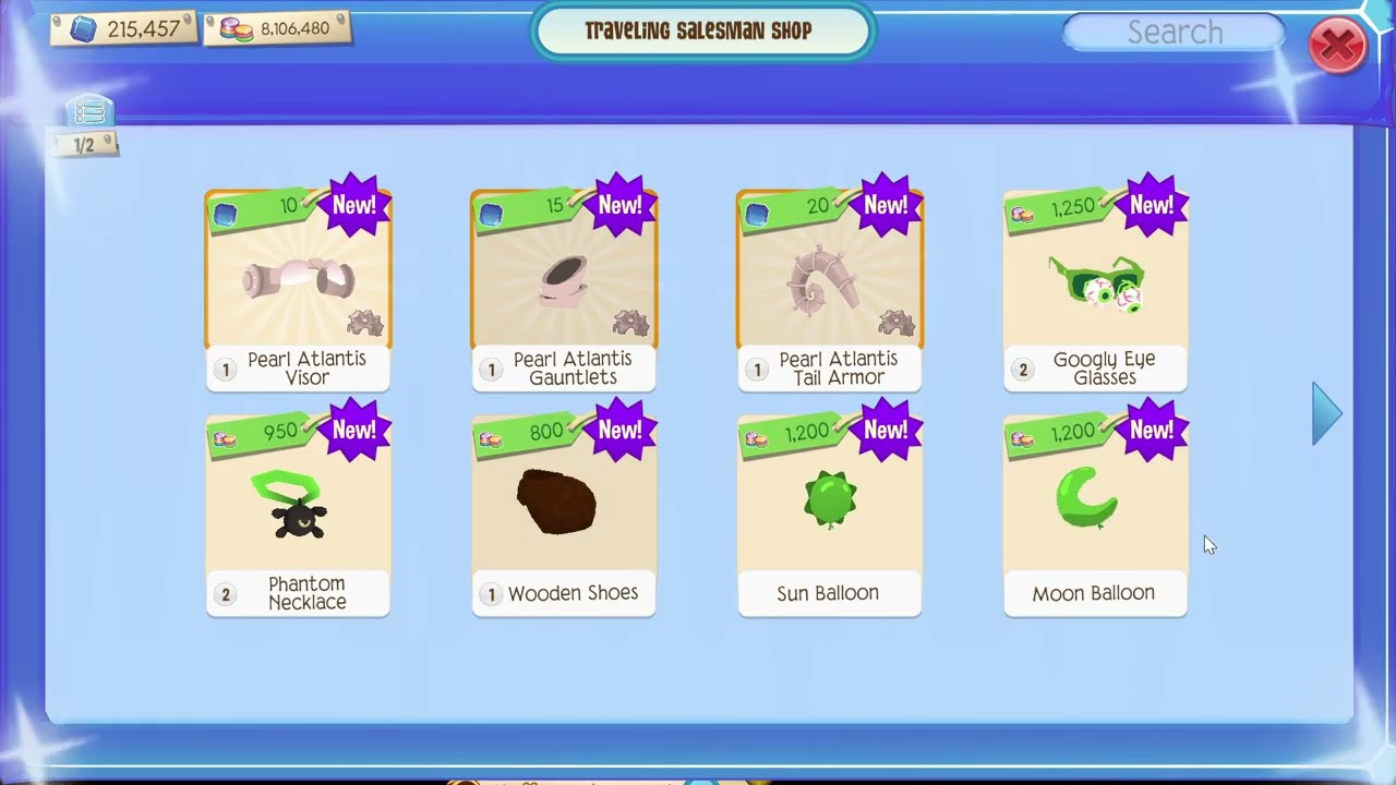 Pearl Atlantis Set | SHOPPING SPREE AT SALESMAN'S 06/07/2022