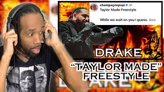 Drake - Taylor Made Freestyle (Kendrick Lamar Diss) REACTION!