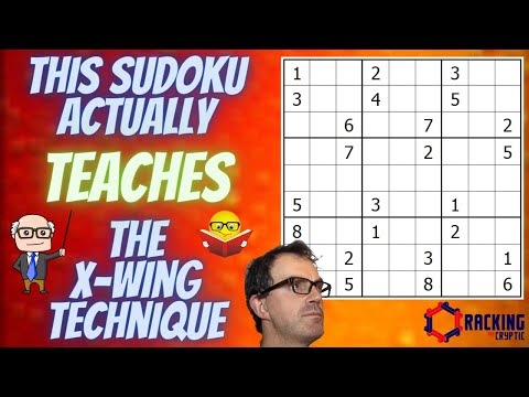 This Sudoku Actually Teaches The X-Wing Technique!