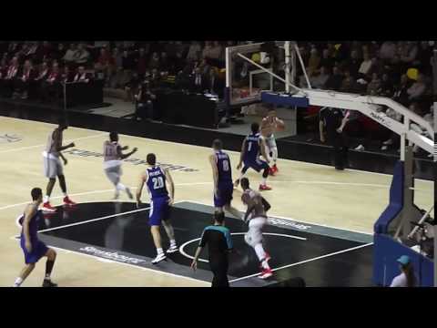 Strasbourg Ig vs Cibona Zagreb Part 22 E.Walker 3pts 2016/2017 Champions League
