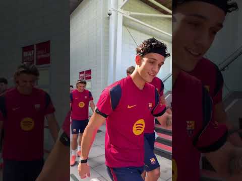 The squad is back to work 💪 #fcbarcelona #shorts