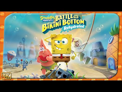 SpongeBob SquarePants Battle for Bikini Bottom Rehydrated ⁴ᴷ Full Playthrough 100%