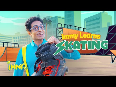 Exciting Skating Lesson with KP 🛼 | Immy's Fun Learning Journey