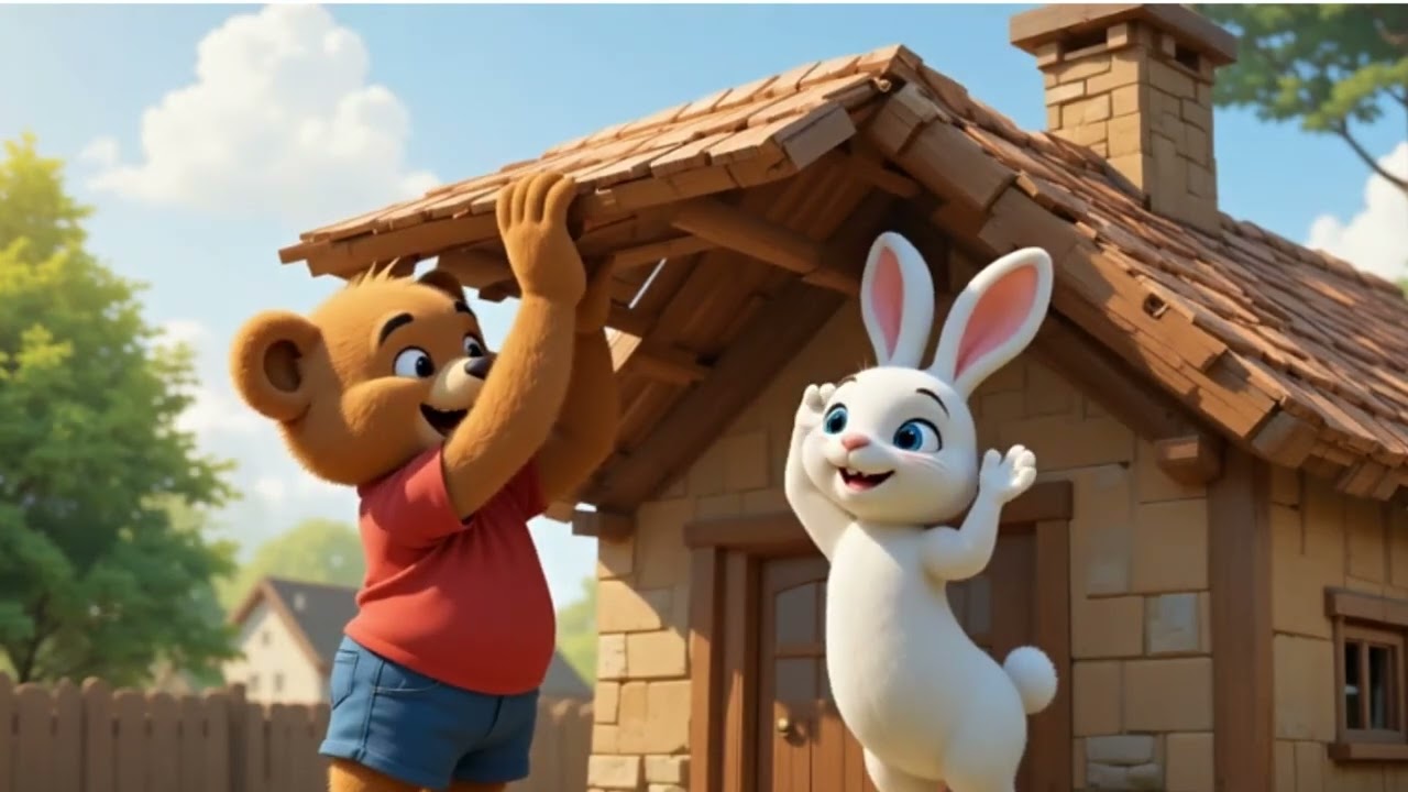 Teddy Bear Builds His Dream House 🧸✨ | Funny Kids Cartoon 