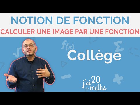 Calculating an image using a function - Concept of a function - Middle school