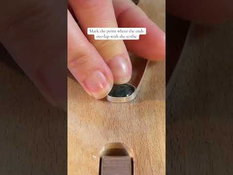 How to create bezel settings - Step 1 #learnsomethingnew #jewelrytutorial #jewellerymaking