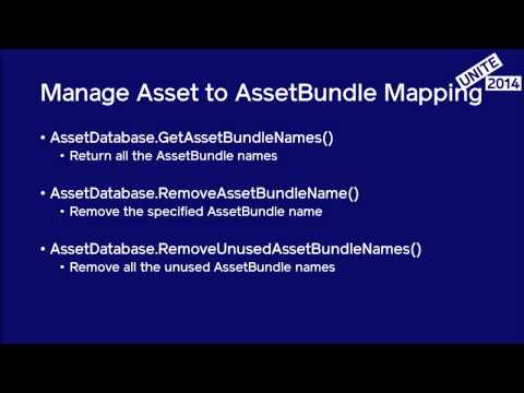 Unite 2014 - New AssetBundle Build System in Unity 5