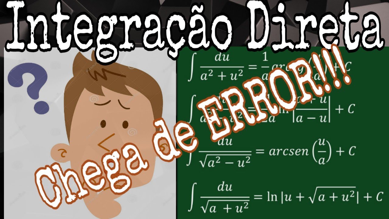 Integral imediata (=Integral de tabela) '''Acerte para Sempre'''
