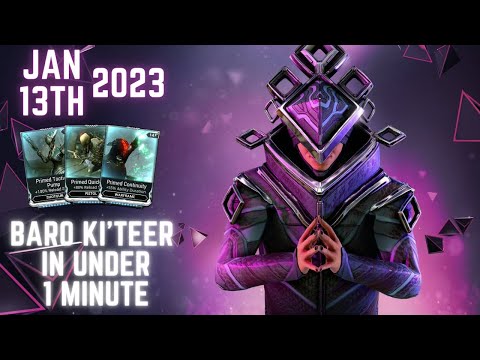 Some ACTUALLY GOOD Mods?! | Baro Ki'Teer in 1 Minute or Less | 1/13/2023