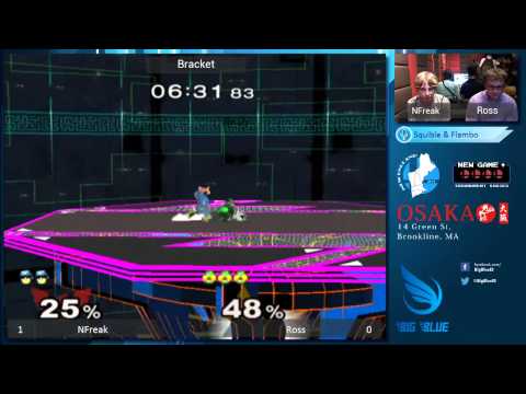 New Game+ XV - NFreak (Falcon) vs Ross (Sheik) - SSBM WR1