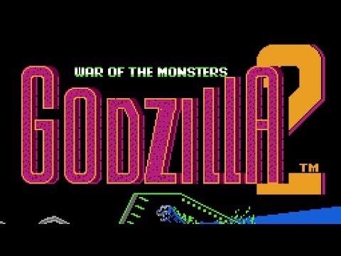 Godzilla 2: War of the Monsters (Toho, 1992) - NES Gameplay