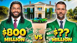 Roman Reigns vs CM Punk: WHO IS RICHER