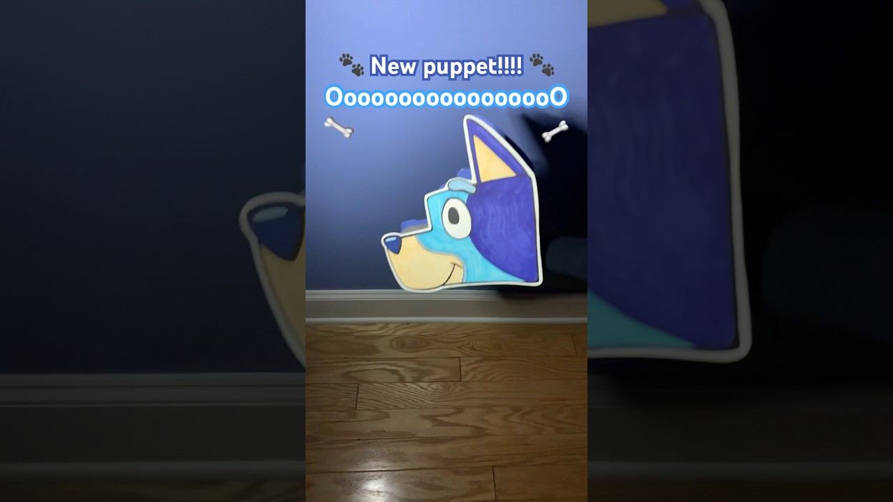 Bluey dragon puppet #dragonpuppets #paperdragon  #bluey @BlueyOfficialChannel