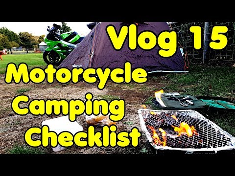 Basic Motorcycle Camping List (VLOG 15)