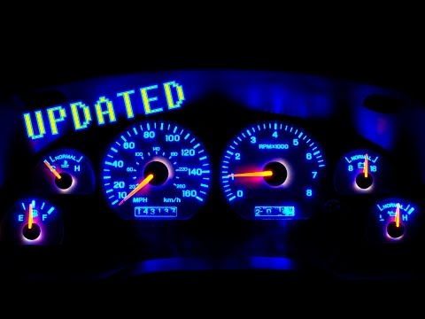 Part of a video titled D.I.Y. - How to Install LED Dash Upgrade | Updated - YouTube