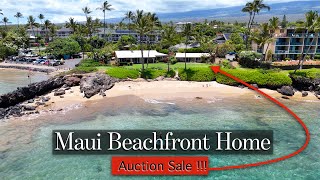 MAUI Beachfront House - AUCTION Sale !!! - How much $ will it Sell for???