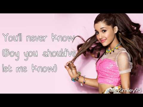 Ariana Grande - You'll Never Know (with lyrics)