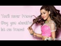 Ariana Grande - You'll Never Know (with lyrics)