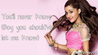 Ariana Grande - You&#39;ll Never Know (with lyrics)