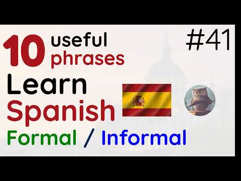 Learn Spanish phrases - 41