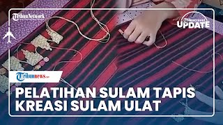 Lestarikan Kebudayaan Lampung, TP-PKK Gelar Pelatihan Sulam Tapis Kreasi dengan Sulam Ulat