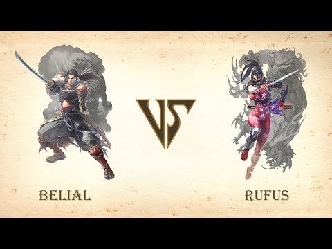 Belial (Mitsurugi) VS Rufus (Taki) - Network Test Beta