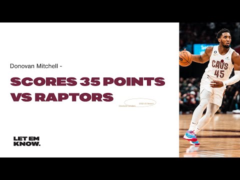 Donovan Mitchell Highlights vs Raptors