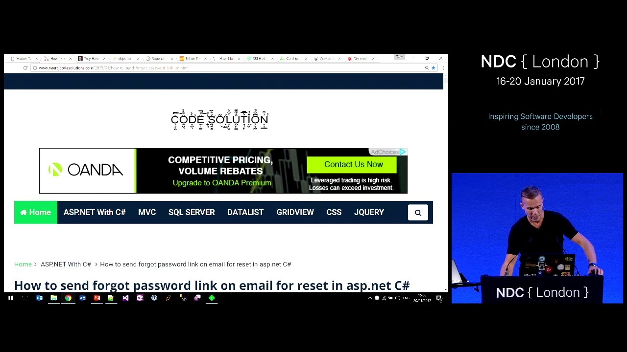 Something Something Security: Troy Hunt at NDC
