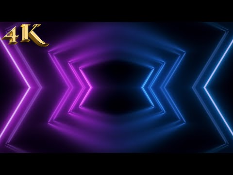 VJ LOOP NEON BRIGHT LIGHTS ABSTRACT BACKGROUND VIDEO| 4K SCREENSAVER , NO AUDIO