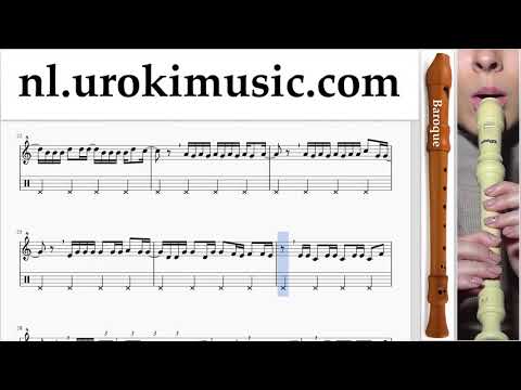 Blokfluit Leren Spelen (B.) Luis Fonsi, Demi Lovato - Échame La Culpa Tablatura Deel#2 um-ih799