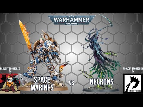 Space Marines Vs NEW Necrons | Warhammer 40k Live Battle Report