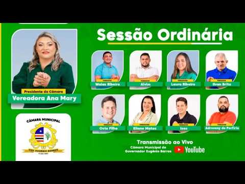 Transmissão ao vivo de Câmara Municipal de Governador Eugênio Barros  14/08/2026