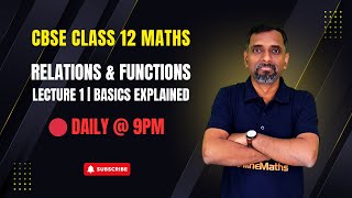 Download the video "Day 1 : Class 12 Maths | Relations & Functions Part 1 | Introduction & Basics | CBSE 2025–26"