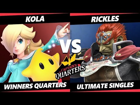 Captain's Quarters 2 Winners Quarters - Kola (Rosalina, Mario) Vs. HPT | Rickles (Ganondorf) SSBU