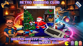 Santa’s Grotty Christmas & Snowman| C64 | Review & Gameplay | Hilarious Retro Holiday Action!