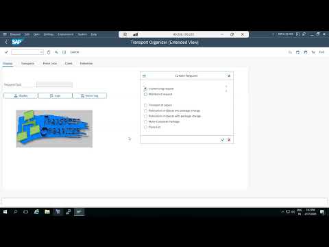 How to Create Request, Release and Then Import - STMS