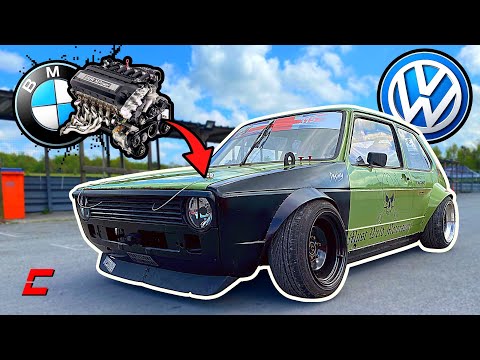 VW Golf MK1 with BMW M50 Turbo *350HP RWD*