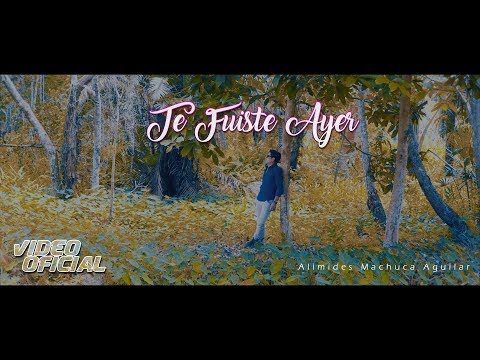 ALIMIDES MACHUCA - TE FUISTE AYER (Vídeo oficial) 2019 4k