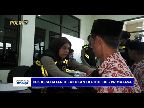 GUNA PASTIKAN KONDISI PRIMA POLDA METRO JAYA CEK KESEHATAN SUPIR BUS