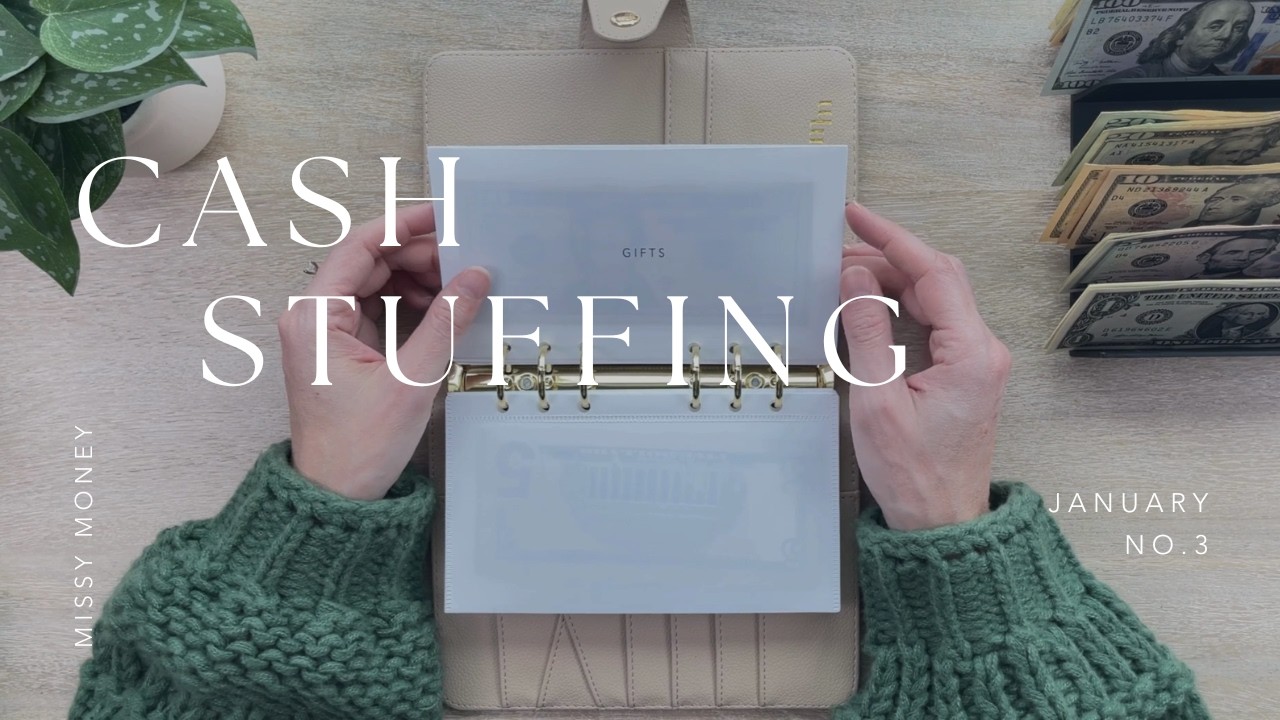 Cash Stuffing $1,145 | January No. 3 | Savings Challenges | Cash Stuffing for Beginners