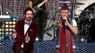 Backstreet Boys performing at Disney Christmas Day Parade 2012