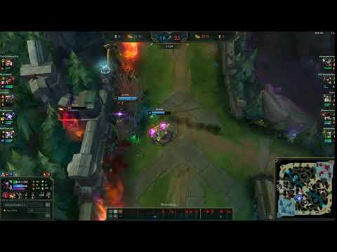 Qiyana's ULT vs Kayn's wallwalking